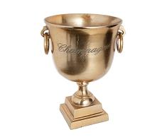 Invicta Interior ChampÃ¡n Radiador de champÃ¡n, 40 cm, aleaciÃ³n de aluminio, aspecto dorado, taza de champÃ¡n