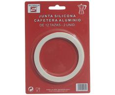 Distribuidora Ersa Junta de Cafetera, Silicona, Blanco, 16,5 x 11,5 x 1 cm, 2 Unidades