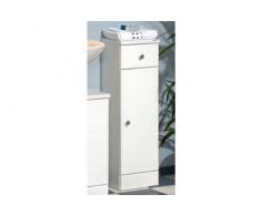 Pelipal 954Â Small Armario, Madera, Blanco Brillante, 20,0Â x 25,0Â x 82,0Â cm