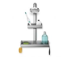 simplehuman – Ducha Caddy de baño Estante, Acero Inoxidable y Aluminio anodizado