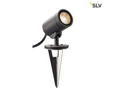 SLV estaca Helia/lÃ¡mpara iluminar el jardÃ­n, la terraza, Las Plantas, los Caminos, el Estanque, luminaria led, proyector de Exterior / IP55 3000K 8Â W 480lm Antracita Regulable 35 Grados, Anthracite