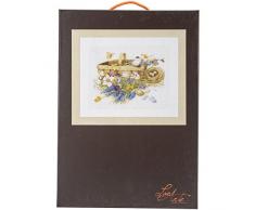 Lanarte Aida - Lienzo para Cuadro de Punto de Cruz, diseÃ±o de Flores