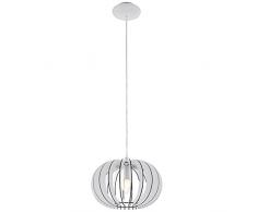 EGLO Lámpara de pie, acero inoxidable