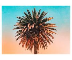 Komar Wandbild Von Palm Tree | Poster, Bild, Wohnzimmer, Schlafzimmer, Dekoration, Kunstdruck | ohne Rahmen | P051-70x50 fotomural, carbÃ³n
