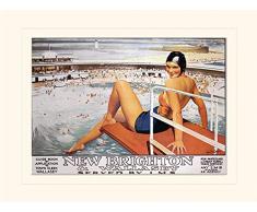 Pyramid International Nueva Brighton y wallasey-Mounted impresión Memorabilia 30 x 40 cm, Papel, Multicolor, 30 x 40 x 1,3 cm