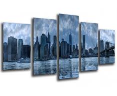 Poster FotogrÃ¡fico Ciudad Manhattan, Nueva York, New York TamaÃ±o total: 165 x 62 cm XXL