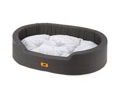 FERPLAST Cama Algodon Perro Gato Dandy 95 Pelo Marron Beige