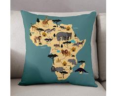 Bonamaison Cojines, Multicolor, 45x45