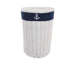 dvier SWWK-38WRd-b Cesta para Colada, WeiÃ, 39 x 39 x 54 cm