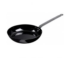 Jamie Oliver 552837 Get Inspired - Sartén para barbacoa (acero al carbono, 24 cm), color negro
