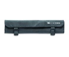 F. DICK 81067000-Juego (6 Piezas, Incluye Premier Plus + Superior, Cuchillo de Cocina con afilador + Tenedor de Carne, Bolsa de Material de Fibra sintÃ©tica Lavable), Acero de aleaciÃ³n, Negro, 50 cm