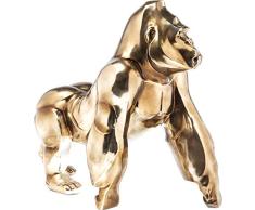 Kare Deko Figura Decorativa, Proud Gorilla, Oro, 60 x 27 x 50 cm, Resina