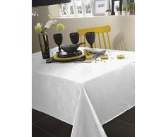 Calitex Electra - Mantel (poliÃ©ster, 140 x 300 cm), Color Blanco