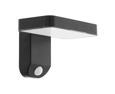 EGLO 98191 iluminación al aire libre Outdoor wall lighting Negro 4,5 W LED , Iluminación al aire libre , Outdoor wall lighting, Negro, De plástico, Fachada, Blanco, 4,5 W