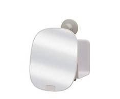 Joseph Joseph EasyStore - Estante para Ducha Compacto con Espejo Ajustable - Blanco