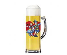 Ritzenhoff Thomas Marutschke - Jarra de cerveza (0,5 L, con posavasos)