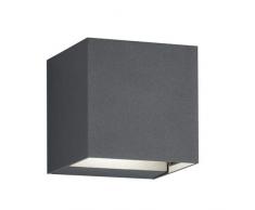 Trio Leuchten Adaja Lampara de Pared de Exterior, 3 W, Antracita