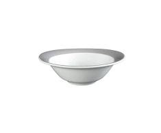 Seltmann Trio - Cuenco de Postre (Redondo, 16 cm, 2 Piezas), Color Gris