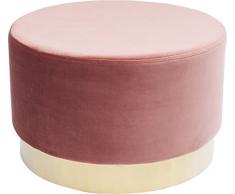 Kare Taburete Cherry, Fucsia, 35 x 55 x 55 cm, poliéster, Rose-Messing