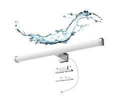 Azhien LÃ¡mpara LED de Espejo,10W 1200LM 40cm Blanco Neutro 4000K,Montaje 3 en 1 IP44 230V LÃ¡mpara de Espejo de Luz de Pared,400mm sin Parpadeo LÃ¡mpara de BaÃ±o iluminaciÃ³n de Pared Luz de Espejo