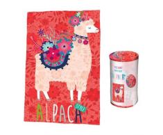 alpaka Pelo Silk Touch de Alpaca Referencia KD Mantas para Cama Colchas y cubrecamas Textiles del hogar Unisex Adulto, Multicolor (Multicolor), Ãºnica