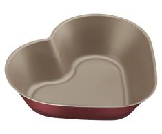 Tramontina BRASIL - Molde para tartas (24 cm, antiadherente, con forma de corazÃ³n)