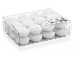 Wiedemann - Velas flotantes (cera, 2,5 x 4 cm), color blanco