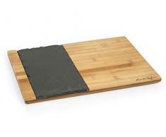 H&H Alessandro Borghese Tabla el Lusso la Henson, Madera, marrón/Negro, 30 x 40 x 1.3 cm