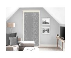 Soleil docre Liane - Visillo (poliéster, 90 x 200 cm), Color Gris