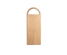 BY ON Tabla de cortar de madera de mango, 40,5 x 15 x 1,5 cm, tabla de madera con asa, tabla de queso, tabla de cortar pan y tabla de cortar, tabla de servir antipasti