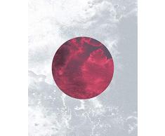 Komar Wandbild Von Solum Ignis | Poster, Bild, Wohnzimmer, Schlafzimmer, Dekoration, Kunstdruck | ohne Rahmen | P095B-40x50 fotomural, Rojo, Blanco