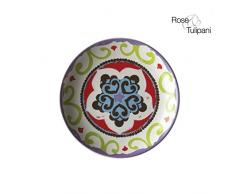 Nador - Plato de Porcelana (10 cm, 0,1 x 0,1 x 0,1 cm), Color Morado