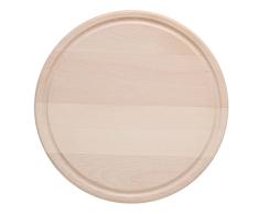 Eliplast mesa redonda de madera Tabla de cortar, gris, 240Â x 15Â mm