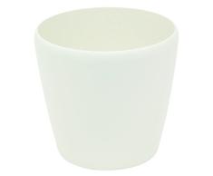 Europalms, florero Decorativo Luna, Redonda, Blanca (Weiss)