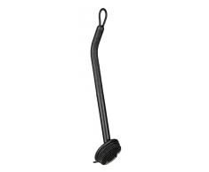 WENKO Cepillo para fregadero Cuvo, mango ergonÃ³mico, cerdas cortas para limpiar grandes superficies y rascador para eliminar la suciedad mÃ¡s persistente, apto para el lavavajillas, 31 x 6 cm, negro