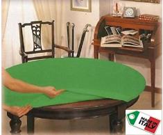 Mulettone - Cubremesa Redondo de 140 cm con elÃ¡stico salvamanteles