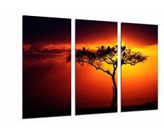 Poster FotogrÃ¡fico Naturaleza, arbol africano , atardecer TamaÃ±o total: 97 x 62 cm XXL