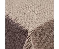 Venilia Mantel Redondo para Mesa de jardÃn, Mantel de Material de Espuma Suave, Mantel de Mesa para el jardÃn y el balcón, Antideslizante, Resistente a roturas, 1,3 x 1,3 m, Color Topo, 54174