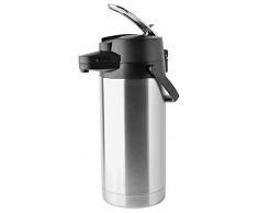 Helios estaciÃ³n de cafÃ© Jarra de vacÃ­o, Acero Inoxidable, Mate, Grande, Acero Inoxidable, Stainless Steel Matt, 3.5 Litre