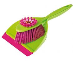 Vigar Cepillo De Mano 2 Piezas Flower Power Rosa / Verde