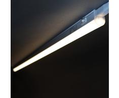 Briloner Leuchten 2379Â âÂ 146Â a +, LED luz descendente, fregadero con proyecciÃ³n, cocina, armario Luz Descendente, cocina Luz Descendente, Barra de luz, lÃ¡mpara de cocina, plÃ¡stico, 14Â W, Integrado, color