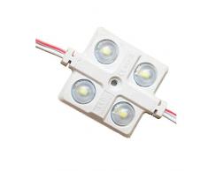 Modulo Led Cuadrado 12v 2w 6000K Smd5730 Exterior Cadena 20 Ud