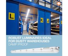 LEDVANCE Luminaria estanca | forma clásica | DAMP PROOF 1200 18W 840 IP65 GY