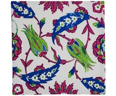 Lulu Home - Funda de Almohada, Multicolor, 45 x 45 cm