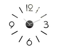 FLEXISTYLE Moderno Reloj de Pared Flexible Admirable 4 DIY acrÃ­lico Negro, Grande, Estilo, salÃ³n, Dormitorio