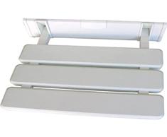CMBath ASI01 Asiento para Ducha ABATIBLE, Aluminio/ABS, 330x330x70cm