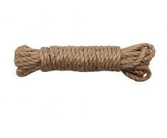 GLOREX 6 1860 228 - Cuerda de Yute de 8 mm de Grosor, Cuerda de Tejer Fija, Longitud 10 m, para Trabajos domÃ©sticos y jardinerÃ­a, Manualidades y decoraciÃ³n