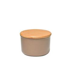 Emile Henry - Tarro con Tapa (1 L), Color Madera de Nogal