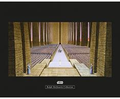 Komar Wandbild Von Star Wars Classic RMQ Ceremony | Kinderzimmer, Jugendzimmer, Dekoration, Kunstdruck | ohne Rahmen | WB129-50x40 fotomural, carbÃ³n