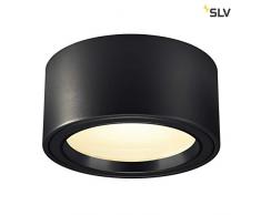 SLV Miro cl, LED techo (Interior, Negro, 3000 K, 100 ° Lámpara, aluminio, 21 W